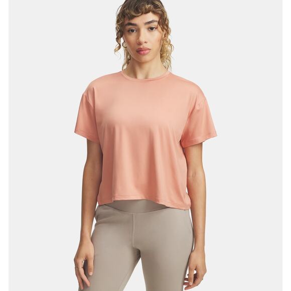 NWT Under Armour UA Movement Women's Short Sleeve in Canyon Pink size XL - Picture 1 of 8